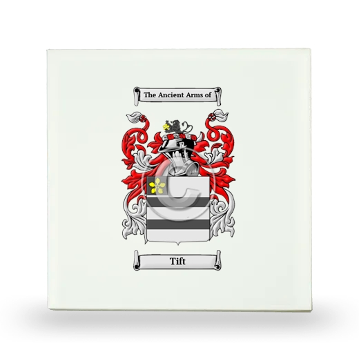 Tift Small Ceramic Tile with Coat of Arms