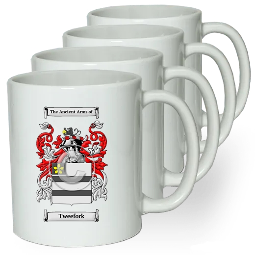 Tweefork Coffee mugs (set of four)