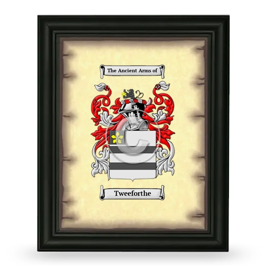 Tweeforthe Coat of Arms Framed - Black