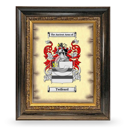 Twifeard Coat of Arms Framed - Heirloom