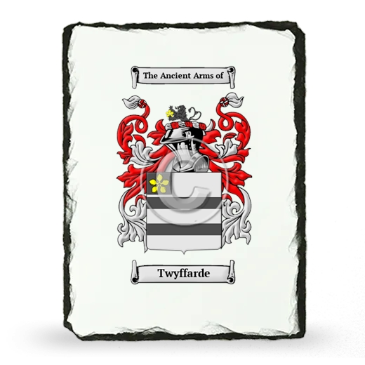 Twyffarde Coat of Arms Slate