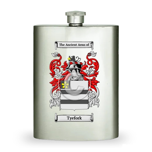 Tyefork Stainless Steel Hip Flask