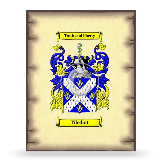 Tiledint Coat of Arms Print