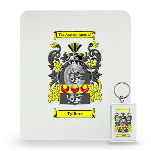 Tylliere Mouse Pad and Keychain Combo Package