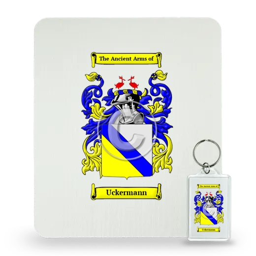 Uckermann Mouse Pad and Keychain Combo Package