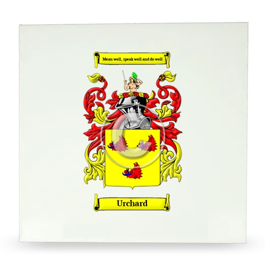 Urchard Large Ceramic Tile with Coat of Arms