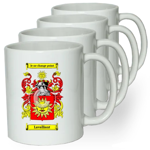 Lavalliant Coffee mugs (set of four)