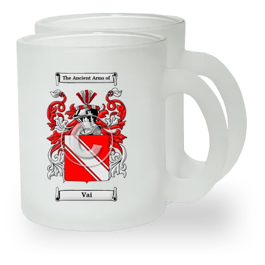 Vai Pair of Frosted Glass Mugs