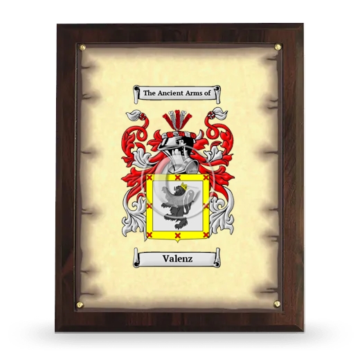 Valenz Coat of Arms Plaque