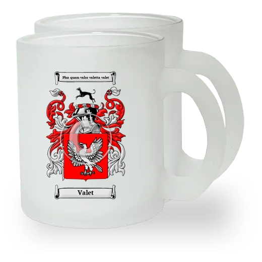 Valet Pair of Frosted Glass Mugs