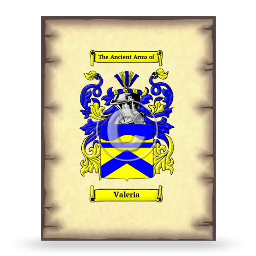 Valeria Coat of Arms Print