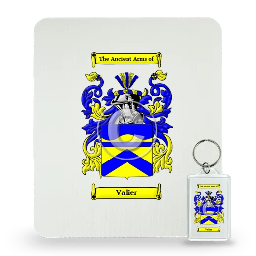 Valier Mouse Pad and Keychain Combo Package