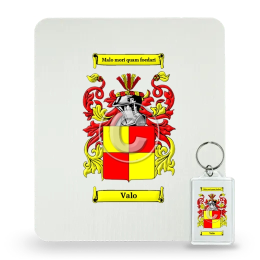 Valo Mouse Pad and Keychain Combo Package