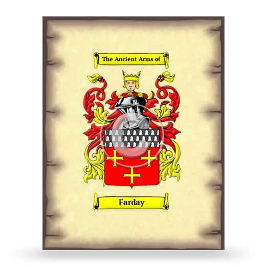 Farday Coat of Arms Print