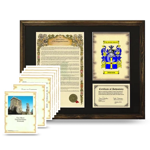 Delavarin Framed History And Complete History- Brown