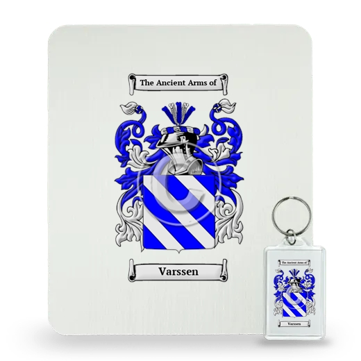 Varssen Mouse Pad and Keychain Combo Package
