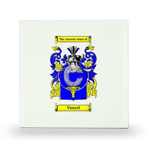 Vawcel Small Ceramic Tile with Coat of Arms