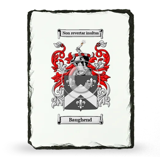 Baughend Coat of Arms Slate