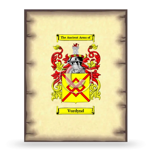 Vurdynd Coat of Arms Print