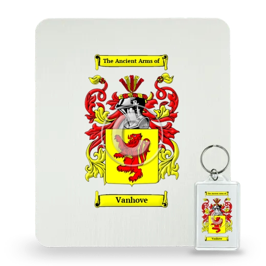 Vanhove Mouse Pad and Keychain Combo Package