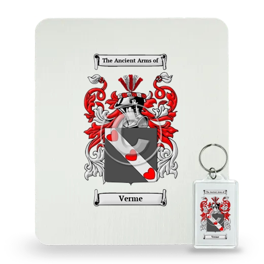 Verme Mouse Pad and Keychain Combo Package