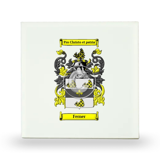 Ferner Small Ceramic Tile with Coat of Arms