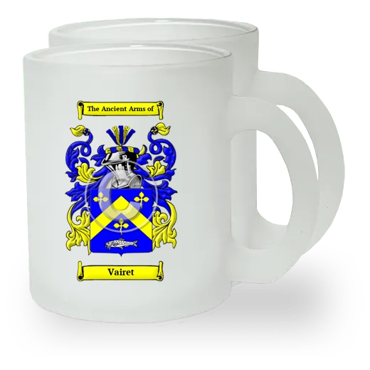 Vairet Pair of Frosted Glass Mugs