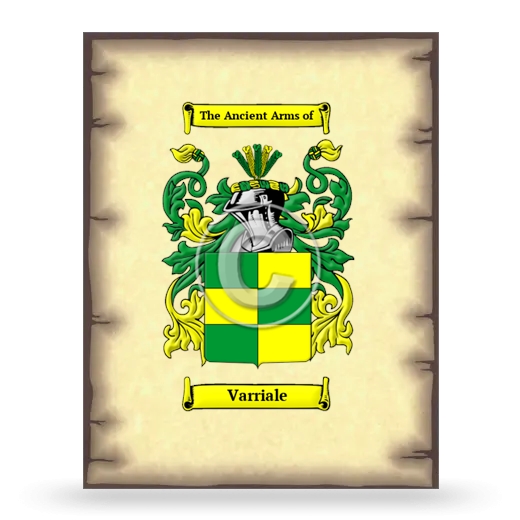 Varriale Coat of Arms Print