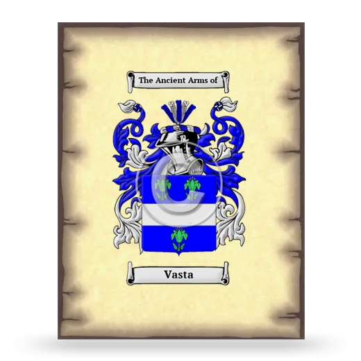 Vasta Coat of Arms Print