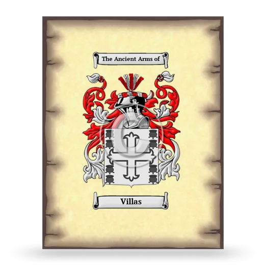 Villas Coat of Arms Print
