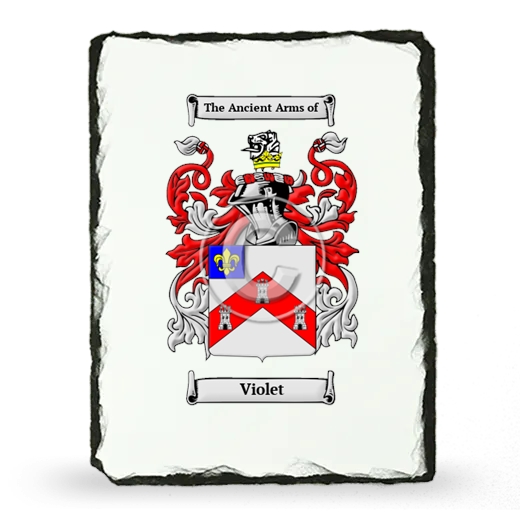 Violet Coat of Arms Slate