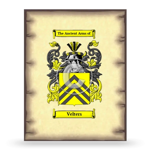 Velters Coat of Arms Print