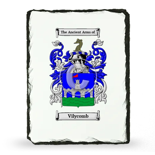 Vilycomb Coat of Arms Slate