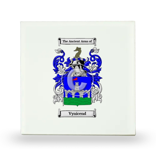 Vynicend Small Ceramic Tile with Coat of Arms