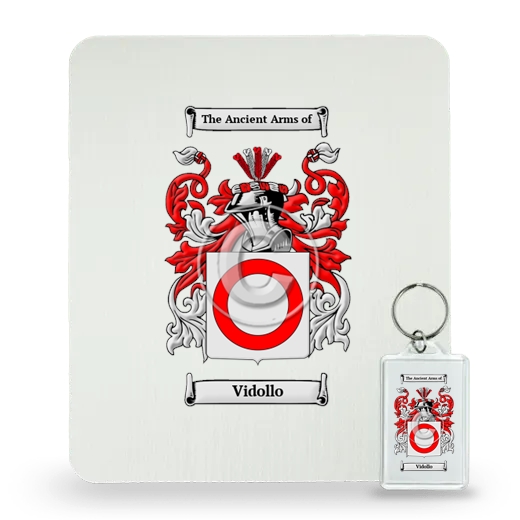 Vidollo Mouse Pad and Keychain Combo Package