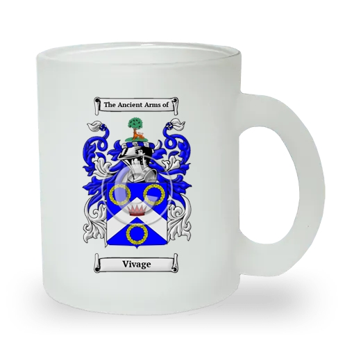 Vivage Frosted Glass Mug