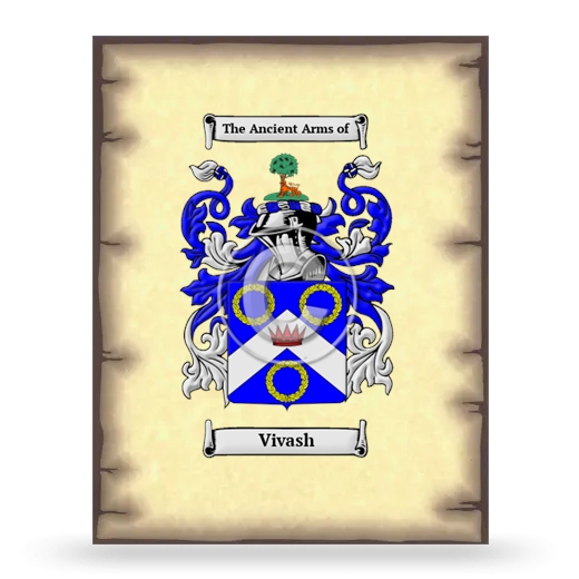 Vivash Coat of Arms Print
