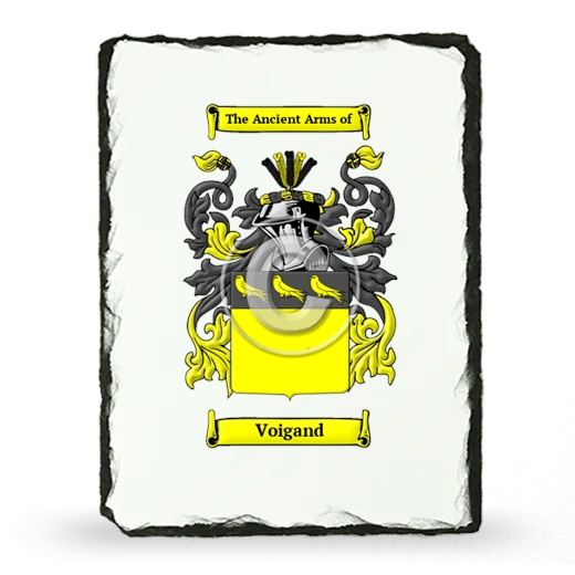 Voigand Coat of Arms Slate