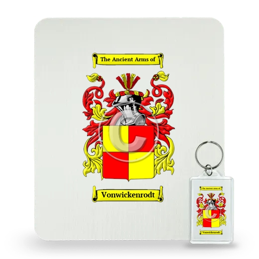 Vonwickenrodt Mouse Pad and Keychain Combo Package