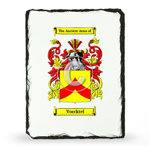 Vorcktel Coat of Arms Slate