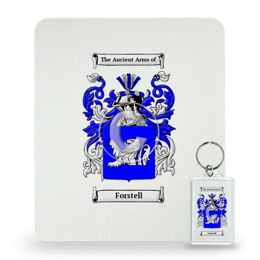 Forstell Mouse Pad and Keychain Combo Package