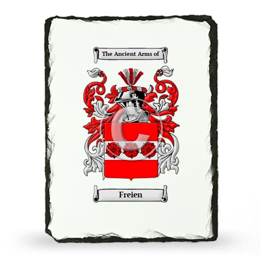 Freien Coat of Arms Slate