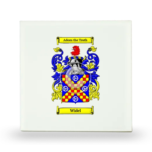 Widel Small Ceramic Tile with Coat of Arms