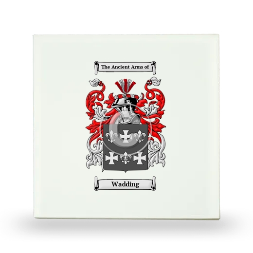 Wadding Small Ceramic Tile with Coat of Arms