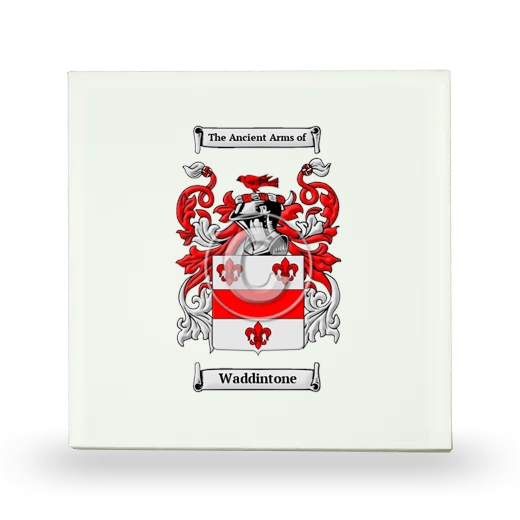 Waddintone Small Ceramic Tile with Coat of Arms