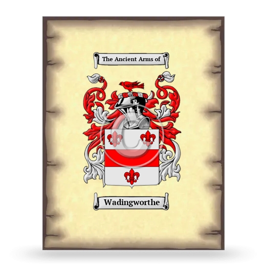 Wadingworthe Coat of Arms Print