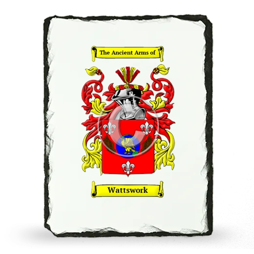 Wattswork Coat of Arms Slate