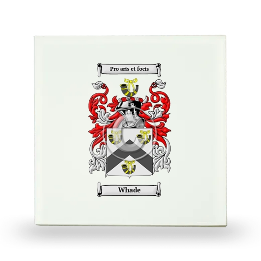 Whade Small Ceramic Tile with Coat of Arms