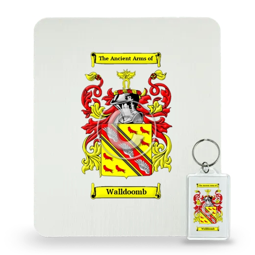 Walldoomb Mouse Pad and Keychain Combo Package