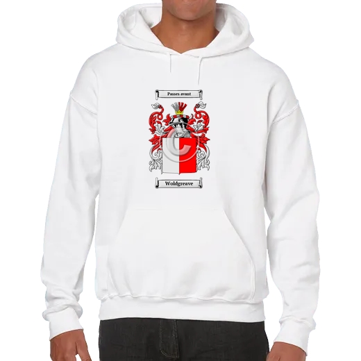 Woldgreave Unisex Coat of Arms Hooded Sweatshirt